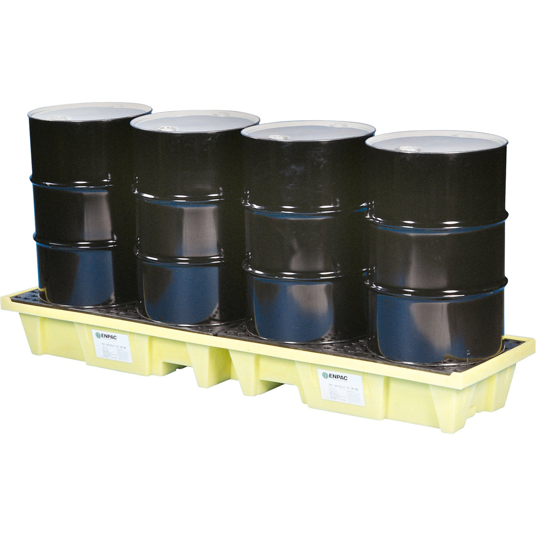 Enpac Low-Profile In-line Poly-Spillpallet™ 3000 Without Drain, 66 US gal. Spill Capacity, 98" x 25.2" x 12"