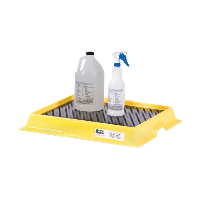 Enpac Poly-Labtray™, 25.5" L x 22" W x 3.25" H, 2.5 US gal. Spill Capacity