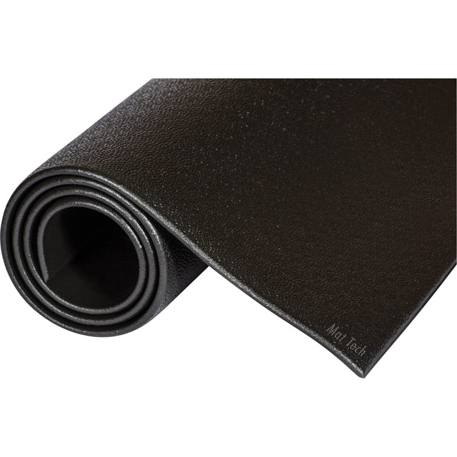 Mat Tech Tuff-Spun Mats, Pebbled, Black, PVC Sponge