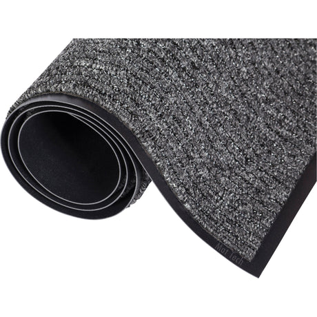 Mat Tech Three-N-One Mat, Wiper/Scraper, Charcoal