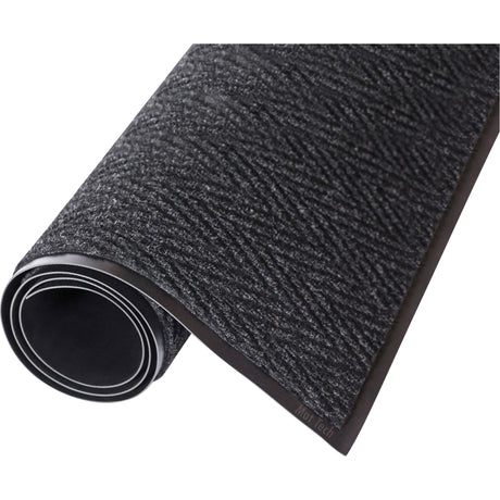 Mat Tech Chevron Matting, Wiper/Scraper, Charcoal