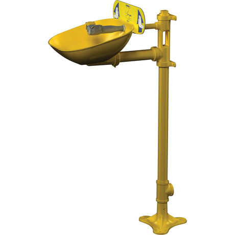 Bradley Halo Eyewash Stations, Pedestal Installation, Plastic Bowl