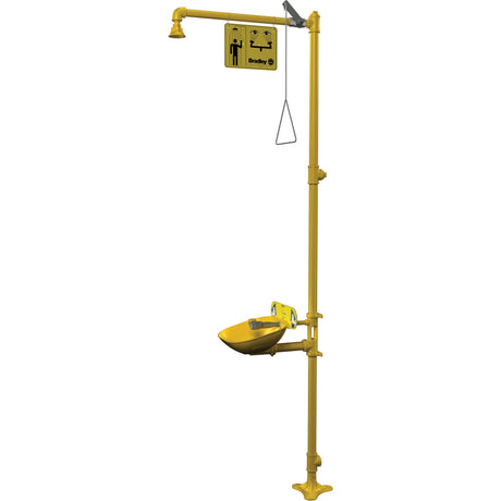 Bradley Halo Combination Emergency Shower & Eyewash Station
