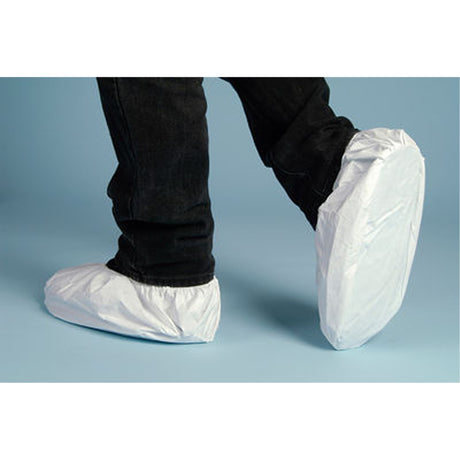 Lakeland Protective Wear Shoe Covers, Microporous, White