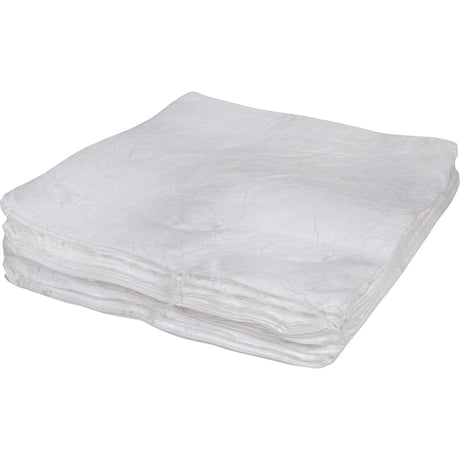 Zenith Premium Meltblown Sorbent Pads, Oil Only, 30" x 30", 50 gal. Absorbancy