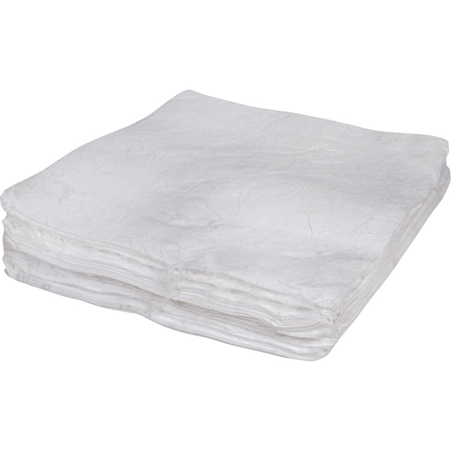 Zenith Premium Meltblown Sorbent Pads, Oil Only, 30" x 30", 50 gal. Absorbancy