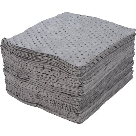 Zenith Premium Fine Fiber Sorbent Pads, Universal, 15" x 17", 25 gal. Absorbancy