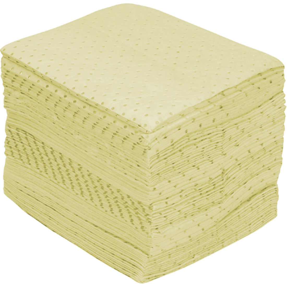 Zenith Premium Fine Fibre Sorbent Pads, Hazmat, 15" x 17", 25 gal. Absorbancy