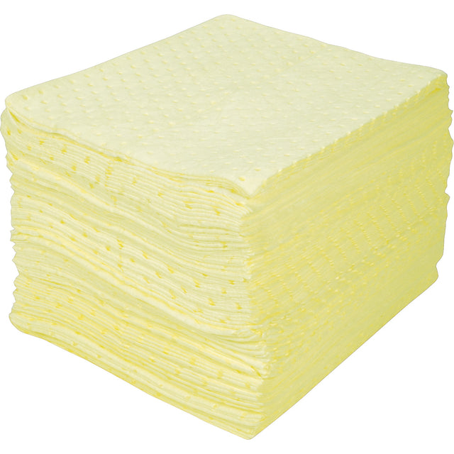 Zenith Premium Bonded Sorbent Pads, Hazmat, 15" x 18", 30 gal. Absorbancy