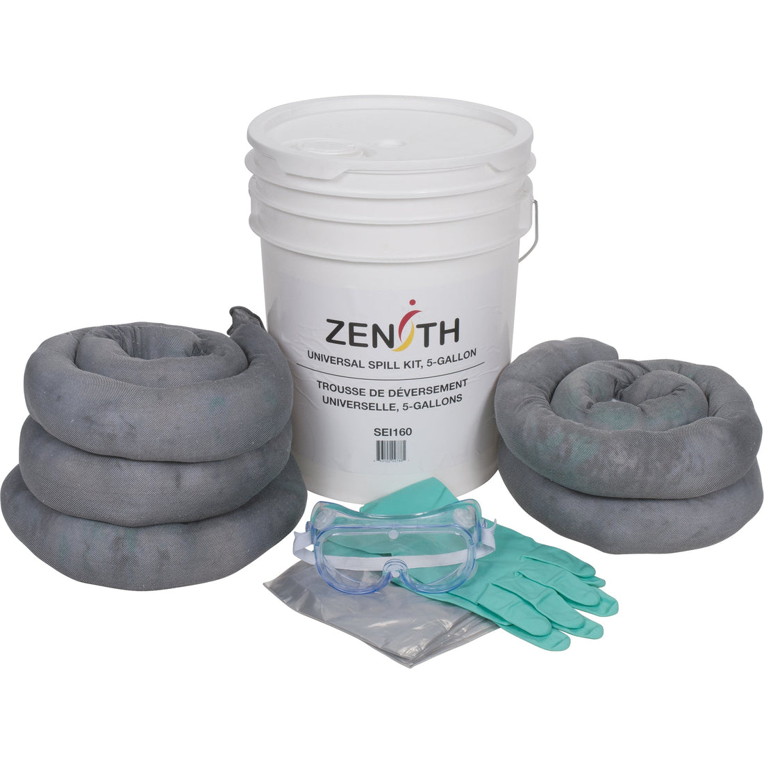 Zenith Spill Kit, Universal, Pail