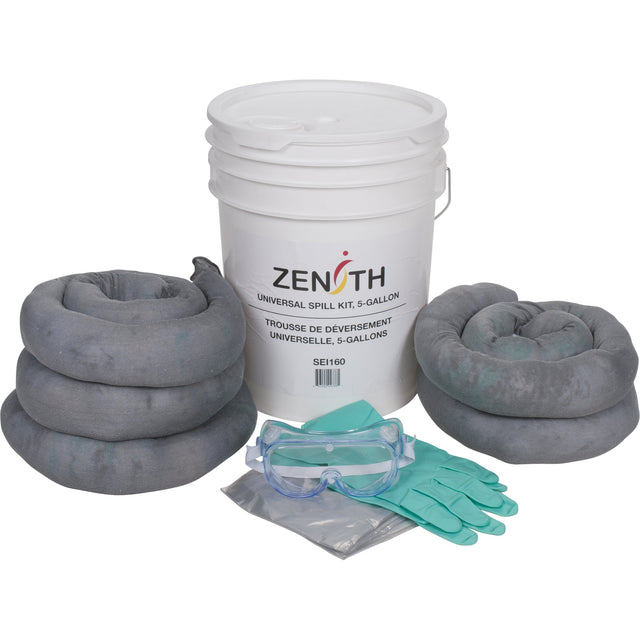 Zenith Spill Kit, Universal, Pail