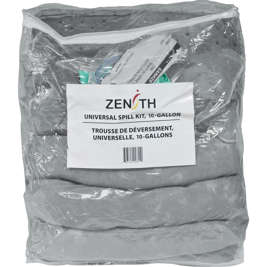 Zenith Premium Truck Spill Kit, Universal, Bag, 10 US gal. Absorbancy