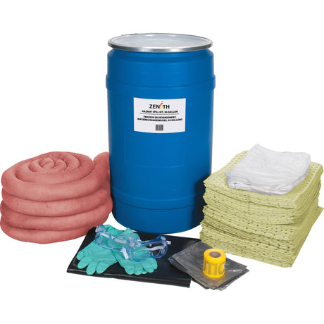 Zenith Premium Spill Kit, Hazmat, Drum