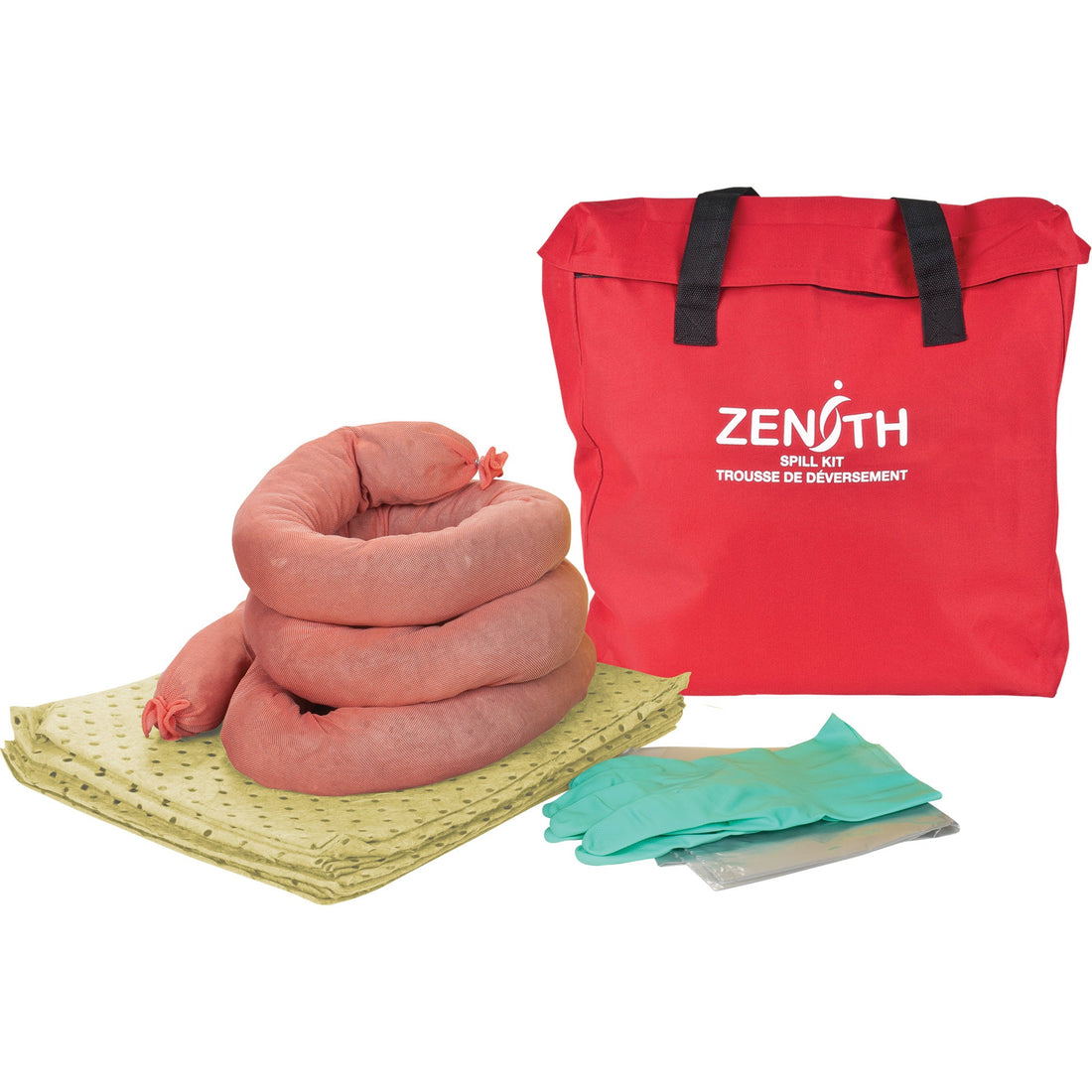 Zenith Premium Spill Kit, Hazmat, Bag, 5 US gal. Absorbancy