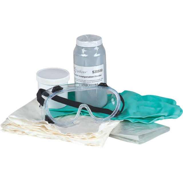 Zenith Mercury Spill Kit, Hazmat, Box, 40 ml Absorbancy