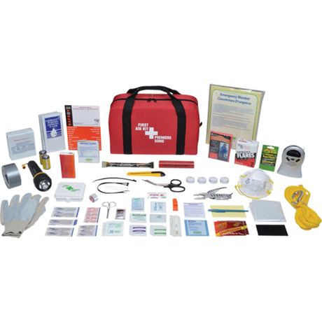 Safecross Emergency Preparedness Deluxe First Aid Kit, Class 2