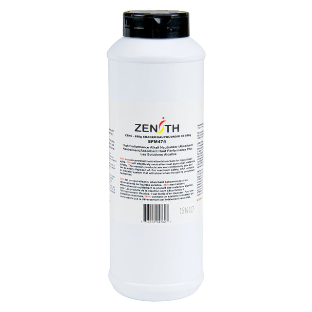 Zenith Base Sorbent Neutraliser, Dry, 0.85 kg, Caustic