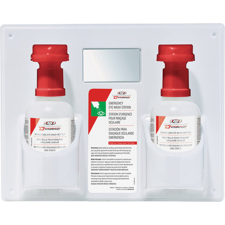 PIP Dynamic Single-Use Eyewash Station with Isotonic Solution, Double