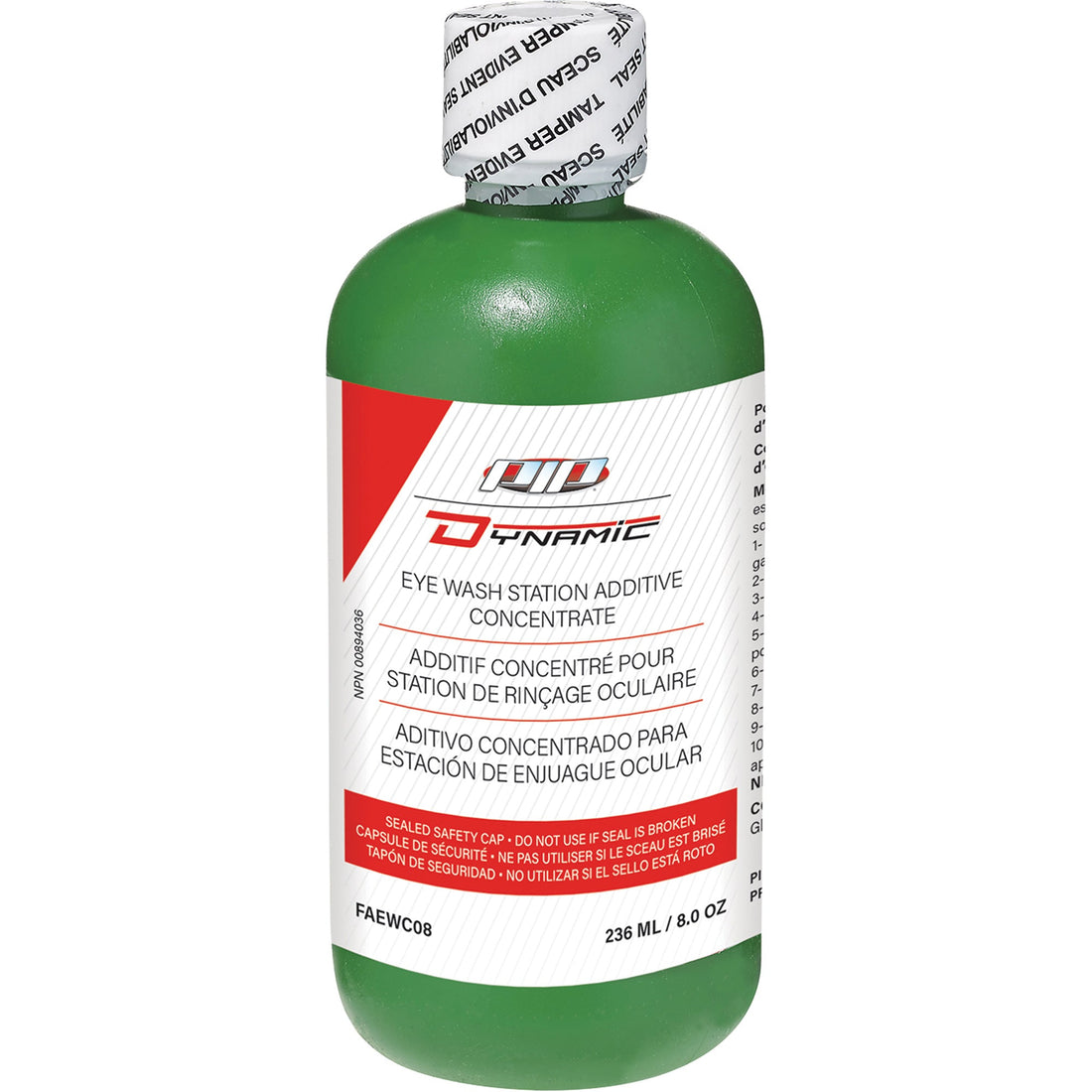 PIP Dynamic™ Eyewash Additive Concentrate, Full Bottle, 8 oz.