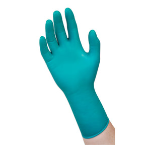 Microflex 93-260 Chemical Resistant Disposable Gloves, Neoprene/Nitrile, 7.8-mil, Powder-Free, Green
