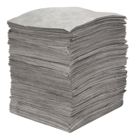 Zenith Premium Meltblown Sorbent Pads, Universal, 15" x 18", 30 gal. Absorbancy