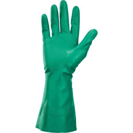 Ansell KleenGuard G80 Gloves, 13" L, Nitrile, Cotton/Flock-Lined Inner Lining, 15-mil