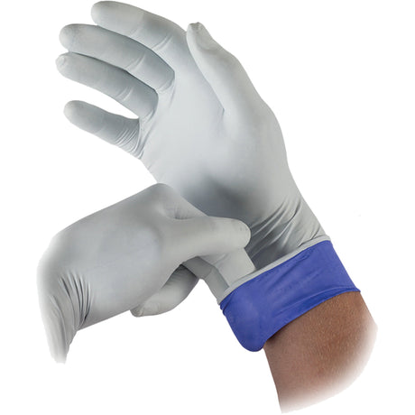 Microflex Lifestar EC® LSE-104 Dual-Coloured Examination Gloves, 3X-Large, Nitrile, 5.5-mil, Powder-Free, White, Class 2