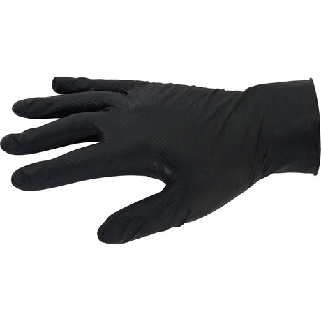 Ansell KleenGuard G10 Kraken Grip Disposable Gloves, Nitrile, 6-mil, Powder-Free, Black
