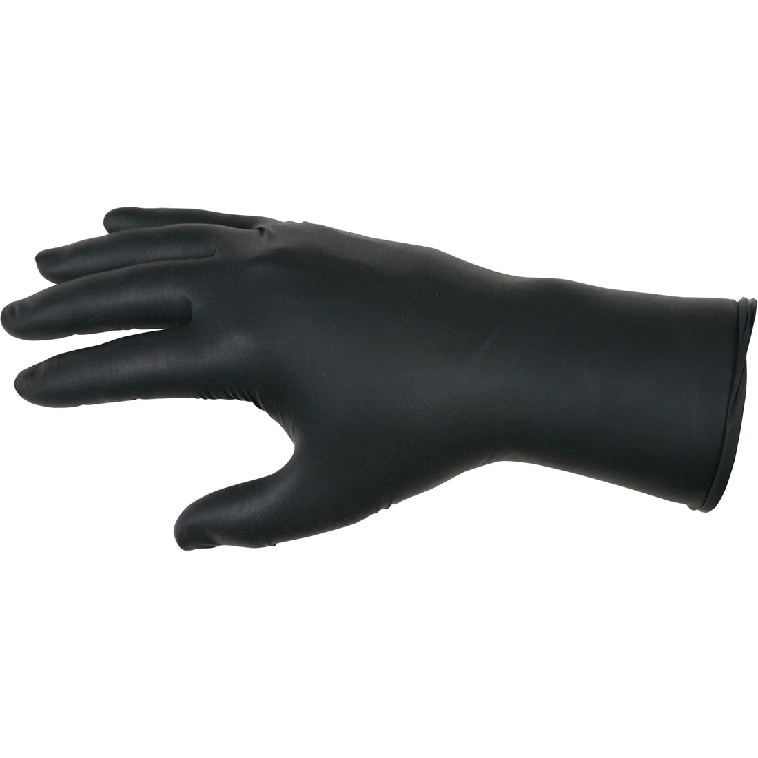 Mcr Safety NitriShield Stealth Extra Disposable Gloves, Nitrile, 6-mil, Powder-Free, Black