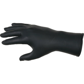 Mcr Safety NitriShield Stealth Extra Disposable Gloves, Nitrile, 6-mil, Powder-Free, Black