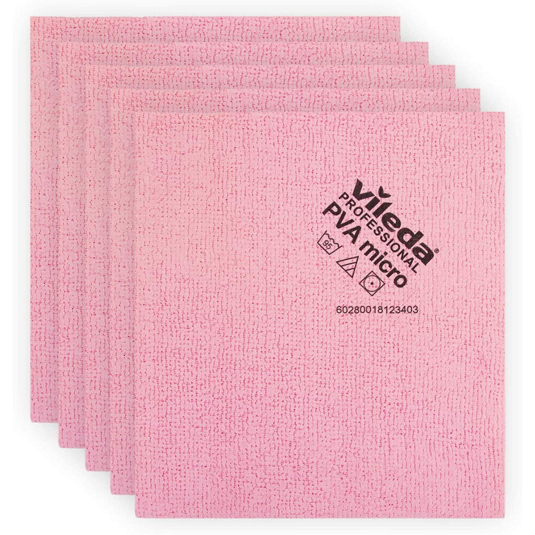 Vileda PVAmicro Max Drying Cloth, Microfibre, Red