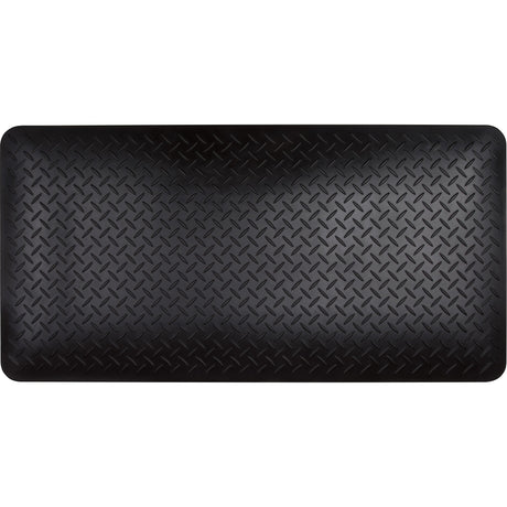 Zenith Anti-Fatigue Matting, Diamond, 1-2/3' x 3-1/4' x 3/4", Black, Polyurethane