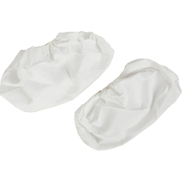 Zenith Shoe Covers, One Size, Microporous, White