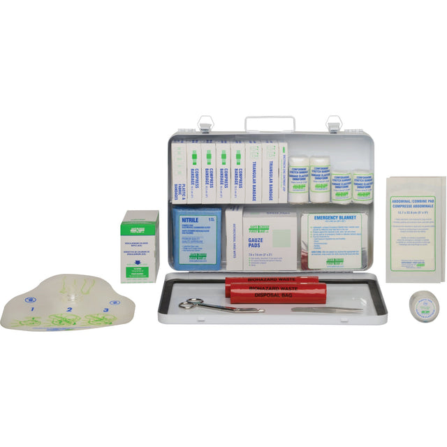 Safecross First Aid Kit, Meets CSA Z1220-17 Type 2 Low-Risk Environment, Medium (26-50 Workers)