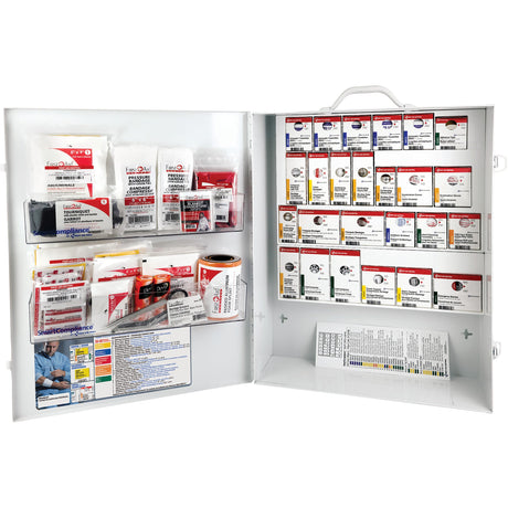 First Aid Central SmartCompliance® First Aid Cabinet, Meets CSA Z1220-17 Type 3 High-Risk Environment, Medium (26-50 Workers)