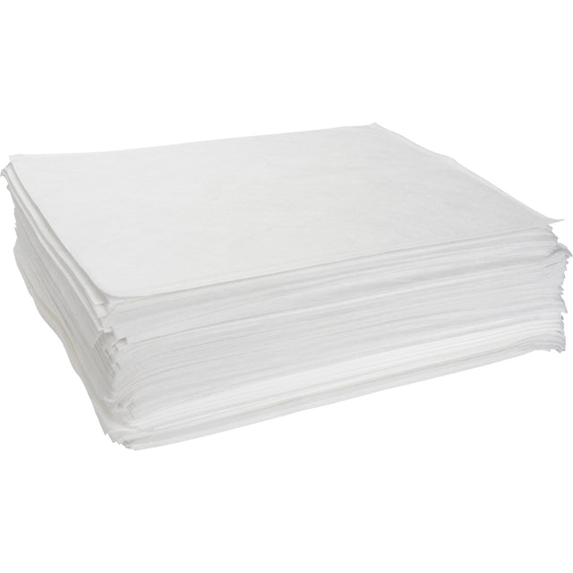 Zenith Meltblown Sorbent Pads, Oil Only, 15" x 19"