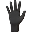 Showa 709B PyraGrip Disposable Gloves, Nitrile, 8-mil, Powder-Free, Black