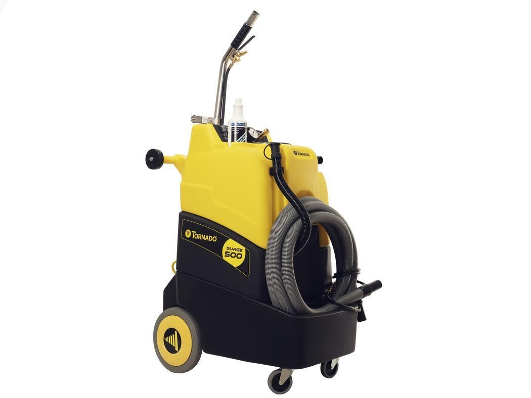 Tornado Surge 500 TE310-G15-U Heated Box & Wand Carpet Extractor — 15 gal, 50-500 psi, 190°F, 133 CFM