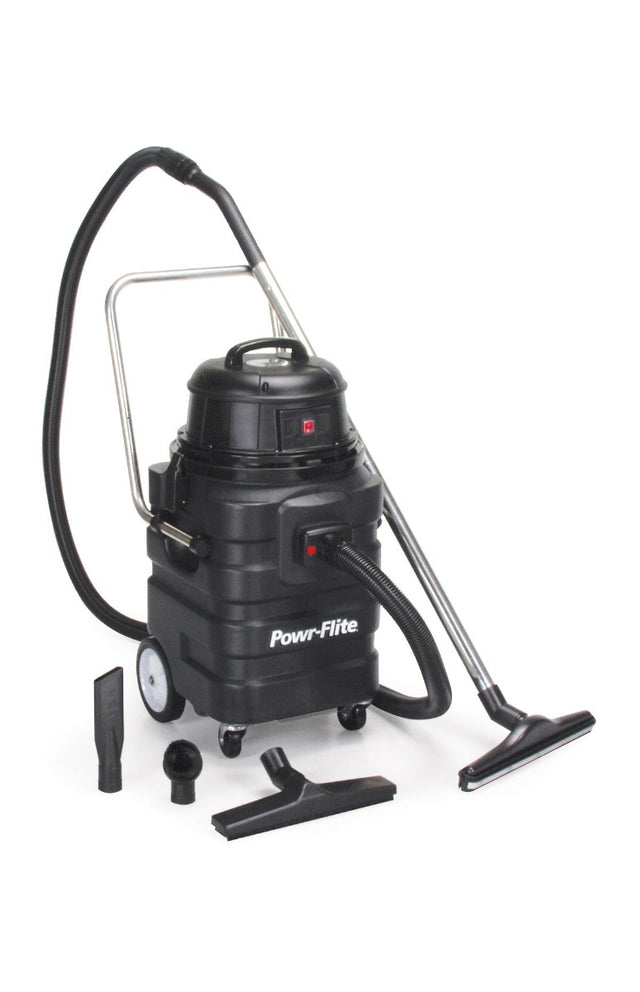 Powr-Flite PF54 Wet/Dry Vacuum 15 Gallon Poly Tank with Tool Kit PF54