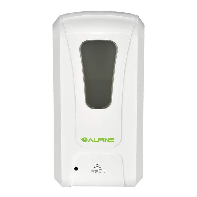Wall-Mounted Automatic Soap Dispenser — Touchless, White & Blue (Commercial)